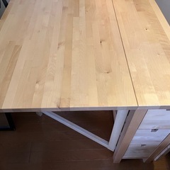 (交渉中)引取りのみ　IKEA 折りたたみダイニングテーブルNORDEN ノールデンの画像