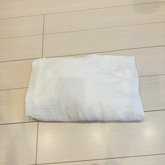 ⭐︎無印良品　ボックスシーツスモール　白　綿１００％の画像