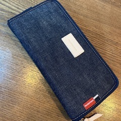長財布　岡山デニム