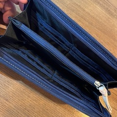 長財布　岡山デニムの画像
