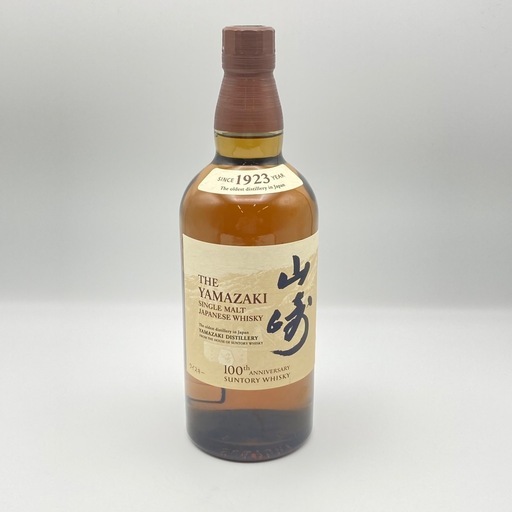 m1026601 山崎 SUNTORY サントリー ウイスキー 山崎100周年ラベル シングルモルトウイスキー 700ml アルコール 43% 未開栓