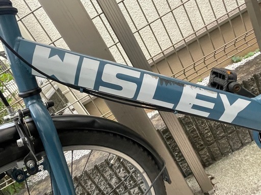 自転車　6ギア　WISLEY 青