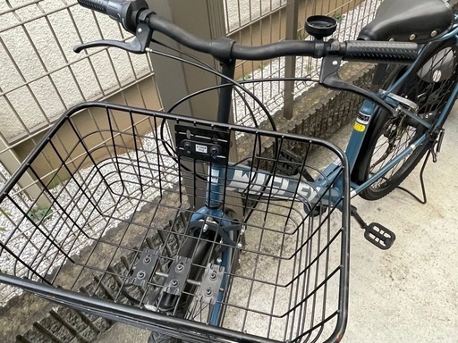 自転車　6ギア　WISLEY 青