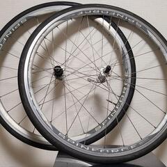 ロードバイク用ホイール＋タイヤ（ジャンク）