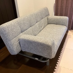 【最終価格】ニトリ ソファベッド(マークスAM GY)の画像