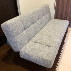 【最終価格】ニトリ ソファベッド(マークスAM GY)の画像