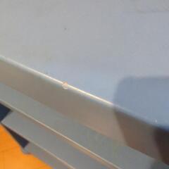 イケア IKEA MAMMUT 本棚 ブルー(青)家具収納 子供用 男の子用
の画像