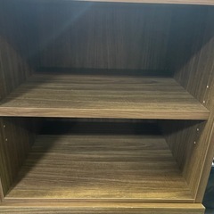 【リサイクルサービス八光】幅88.6㎝　佐藤産業　ヘルム　キャビネット　本棚/収納付きの画像