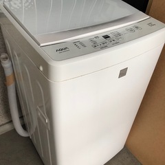 生活家電洗濯機　AQUA AQWーGS5E7(KW) 2019年製　5.0KG