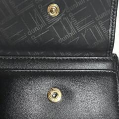 未使用【dunhill/ダンヒル】 二つ折り財布 財布 ウォレット ブラック/黒の画像