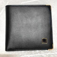 未使用【dunhill/ダンヒル】 二つ折り財布 財布 ウォレット ブラック/黒の画像