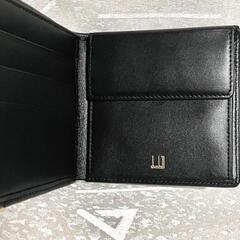 未使用【dunhill/ダンヒル】 二つ折り財布 財布 ウォレット ブラック/黒の画像