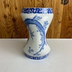 k1026608 高級陶器 陶器の枕 寿福 骨董 中国 染付 昭和レトロ ビンテージ 中古品 現状品 中古 現状品の画像