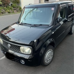 日産キューブキュービック　黒の画像