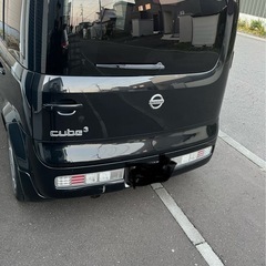 日産キューブキュービック　黒の画像
