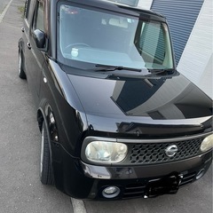 日産キューブキュービック　黒の画像