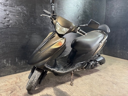 ★支払い総額9.6万円★格安配送！当日配送可能です！スズキ　アドレスv125G CF4EA社外マフラー！ケツアゲキット！バックレスト！カスタムベースに♪