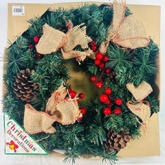 【美品】クリスマスリース　大サイズ　クリスマス　飾り物　イベント...