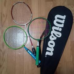 ウィルソン Wilson バドミントン ラケット他　3本セット(...