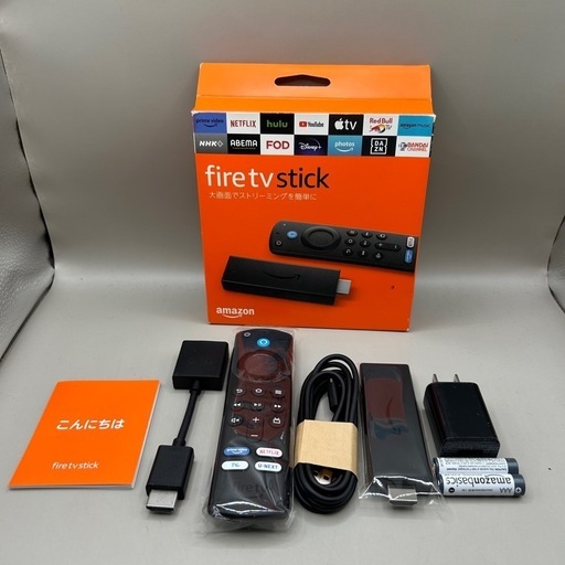 k1026609 【中古】【美品】 Amazon Fire TV Stick（第３世代） ・付属品全てあり・動作未確認  美品・欠品ナシ 中古 現状品