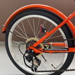 折りたたみ自転車 カゴ付きの画像