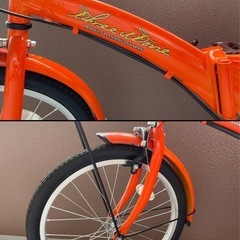 折りたたみ自転車 カゴ付きの画像