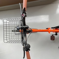 折りたたみ自転車 カゴ付きの画像