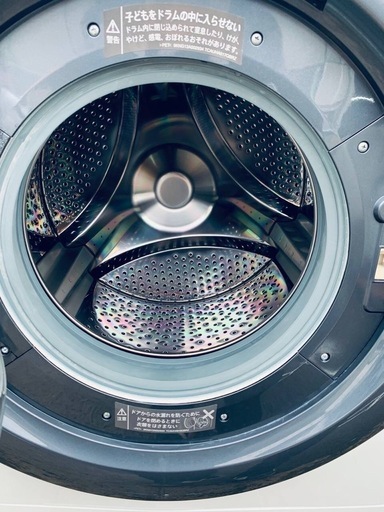 ♦️ SHARPドラム式電気洗濯乾燥機【2020年式】ES-S7D-WL