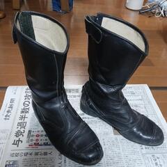 バイク用革ブーツ