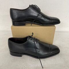 【Otsuka】 大塚製靴 革靴 プレーントゥ 外羽根式 クロ 27㎝ J0513の画像