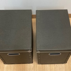 フタ付きボックス2個セットの画像