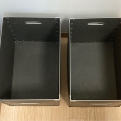 フタ付きボックス2個セットの画像