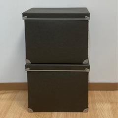 フタ付きボックス2個セットの画像