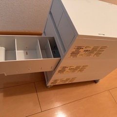 無印良品 ケース引出式 浅型2個 三段分