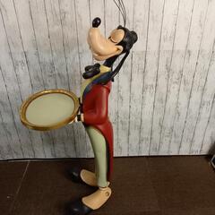 【激レア品】ディズニー　グーフィーウェイターフィギュア　人形 アンティーク　レトロ 127㎝
の画像