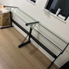 ガラステーブル2個セット