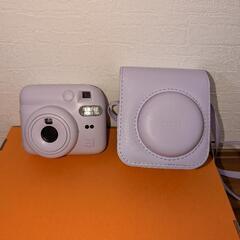 チェキカメラ instax mini 12 ケース フィルム セットの画像