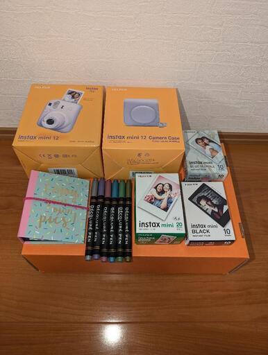 チェキカメラ instax mini 12 ケース フィルム セット