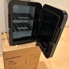 美品2024年購入　Enventor 冷蔵庫 小型 冷温庫 10L 極静音 LCD温度表示 ワンタッチ操作 PSE認証 温度調節可能 の画像