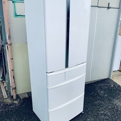 EJ2589番✨パナソニック✨冷凍冷蔵庫 ✨NR-FVF453-W
