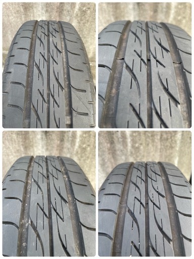 155/65R14タイヤ・ホイールセット　日産純正アルミ
