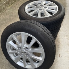 155/65R14タイヤ・ホイールセット　日産純正アルミ