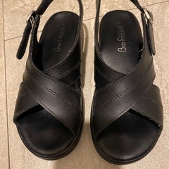 ナースシューズ　オフィスシューズ　黒 サイズS