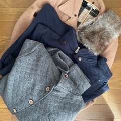 コート　キルティングコート　3点セット