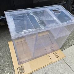 600水槽オーバーフロー