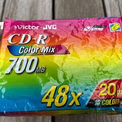 CD-R 700MB ／Color Mix／Victor/JVC　19枚＋1の画像