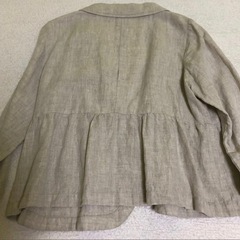 お値下げ 麻スタジオクリップジャケットの画像