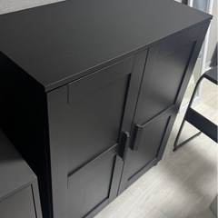 27日取りに来てくださる方限定！美品　IKEAチェスト　ブラック