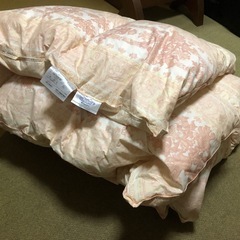 【お取引完了】羽毛掛布団(大阪西川)2点の画像