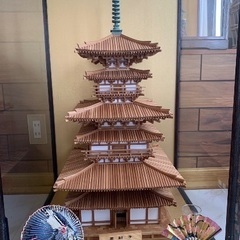 薬師寺東塔　1/70スケールの画像